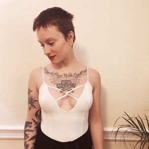 Nasty Gal thong body suit